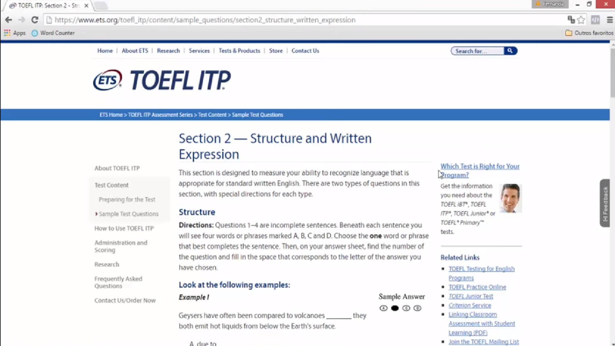 download toefl itp in the eaely 1900